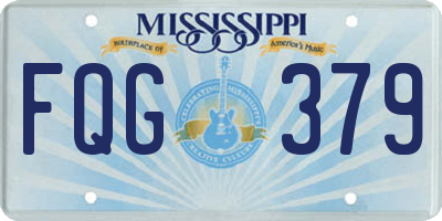 MS license plate FQG379