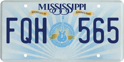 MS license plate FQH565