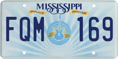 MS license plate FQM169
