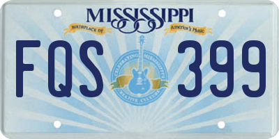 MS license plate FQS399