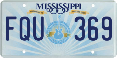 MS license plate FQU369