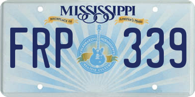 MS license plate FRP339