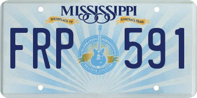 MS license plate FRP591
