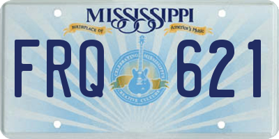 MS license plate FRQ621