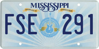 MS license plate FSE291