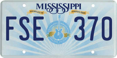 MS license plate FSE370
