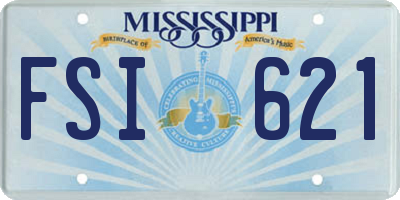 MS license plate FSI621