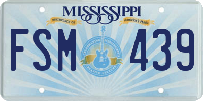 MS license plate FSM439