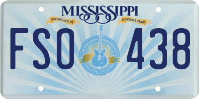 MS license plate FSO438