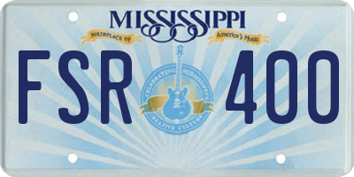 MS license plate FSR400