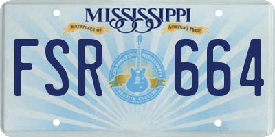 MS license plate FSR664