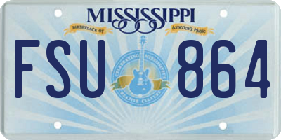 MS license plate FSU864