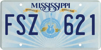 MS license plate FSZ621