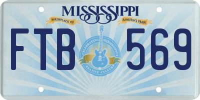 MS license plate FTB569