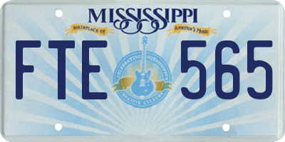 MS license plate FTE565