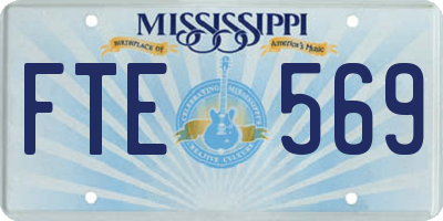 MS license plate FTE569
