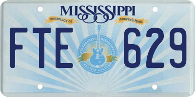 MS license plate FTE629