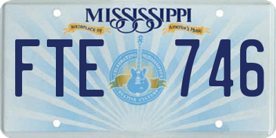 MS license plate FTE746