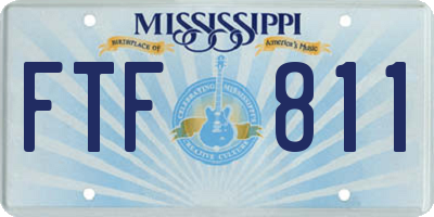 MS license plate FTF811