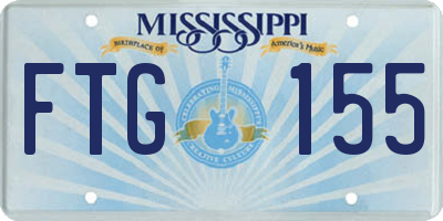 MS license plate FTG155