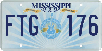 MS license plate FTG176