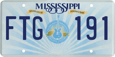 MS license plate FTG191