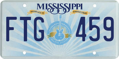 MS license plate FTG459