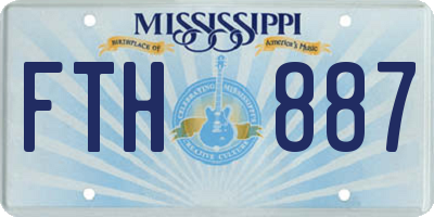 MS license plate FTH887