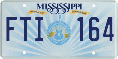 MS license plate FTI164