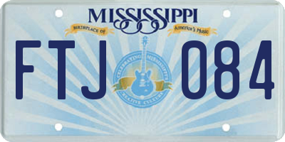 MS license plate FTJ084