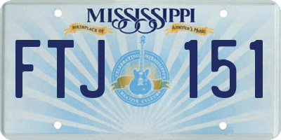 MS license plate FTJ151