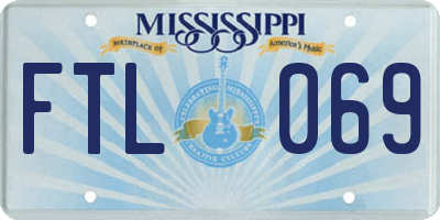 MS license plate FTL069