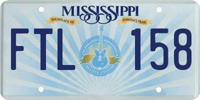 MS license plate FTL158