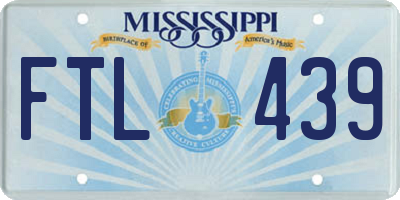 MS license plate FTL439