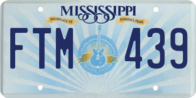 MS license plate FTM439