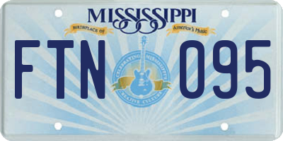 MS license plate FTN095