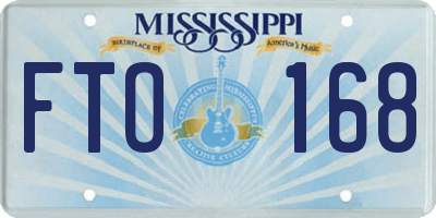 MS license plate FTO168