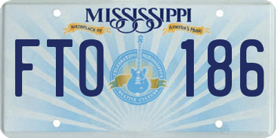 MS license plate FTO186