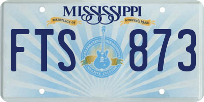 MS license plate FTS873