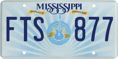 MS license plate FTS877