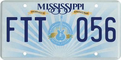 MS license plate FTT056