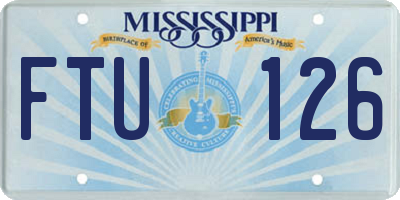 MS license plate FTU126