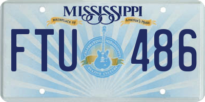 MS license plate FTU486