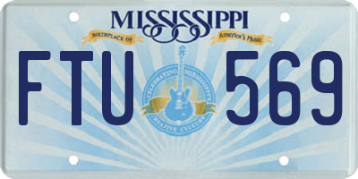 MS license plate FTU569