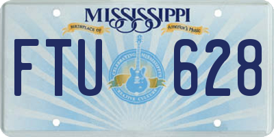 MS license plate FTU628