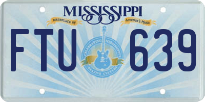 MS license plate FTU639