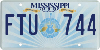 MS license plate FTU744