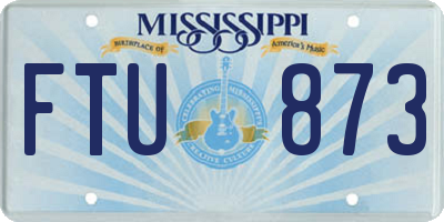 MS license plate FTU873
