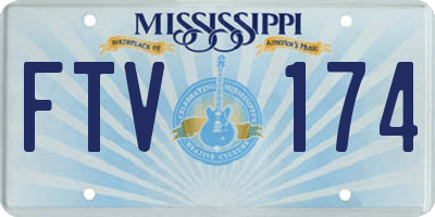 MS license plate FTV174