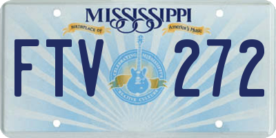 MS license plate FTV272